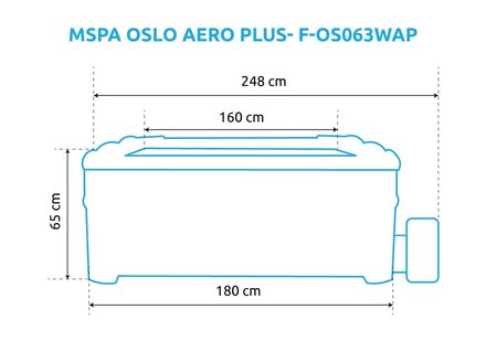 Nafukovací vířivka Marimex MSPA OSLO AERO PLUS- F-OS063WAP (1)