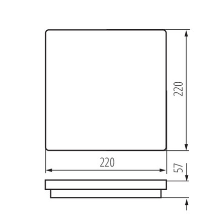 Stropní svítidlo Kanlux (38787) LED BENO N 12-18W CCT-L- G šedá 1630-1750lm, 3000-4000K, IP65, d22cm (1)