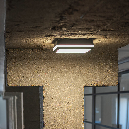Stropní svítidlo Kanlux (38787) LED BENO N 12-18W CCT-L- G šedá 1630-1750lm, 3000-4000K, IP65, d22cm