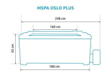 Nafukovací vířivka Marimex MSPA Oslo Plus F-OS063WP (1)