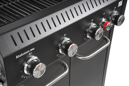 Plynový zahradní gril G21 Alabama Black BBQ Premium Line, 5 hořáků + zdarma redukční ventil (7)