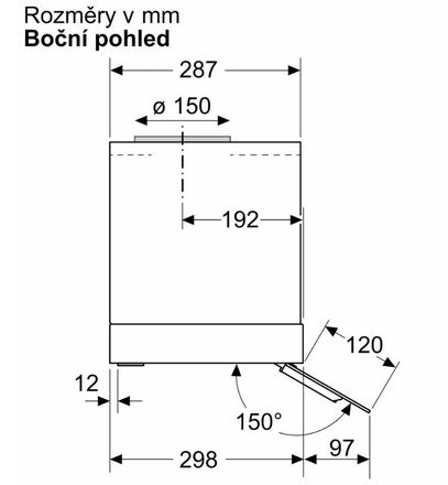 Vestavný odsavač par Bosch DBB67DP60 (4)