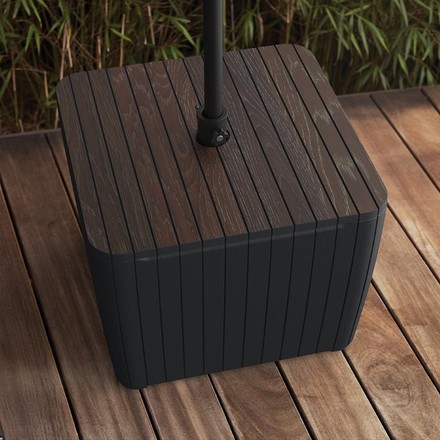 Zahradní stůl Keter Luzon Deco walnut / grafit (2)