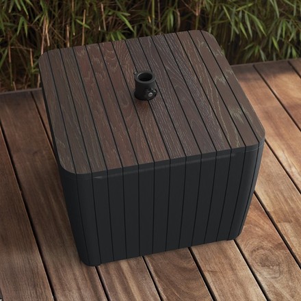 Zahradní stůl Keter Luzon Deco walnut / grafit (3)