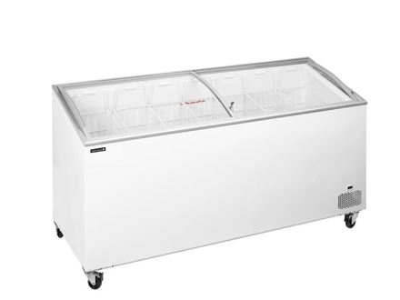 Pultová mraznička prosklené oblé víko Tefcold IC552SCEB
