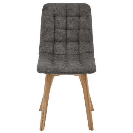 Moderní jídelní židle Autronic šedá, látka, CT-291 GREY2 (2)