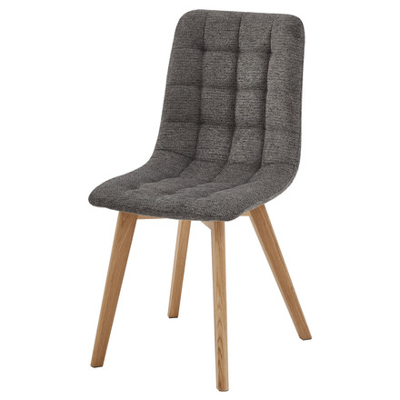 Moderní jídelní židle Autronic šedá, látka, CT-291 GREY2 (3)