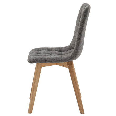 Moderní jídelní židle Autronic šedá, látka, CT-291 GREY2 (4)
