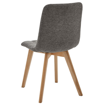 Moderní jídelní židle Autronic šedá, látka, CT-291 GREY2 (5)