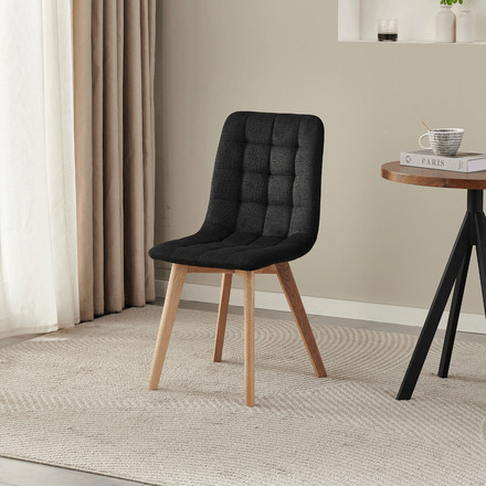 Moderní jídelní židle Autronic černá, látka, CT-291 BK2 (1)