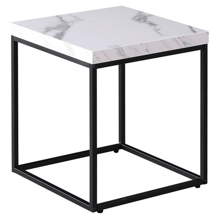 Konferenční stolek Autronic 40x40cm mramor, CT-V2004 WT (3)