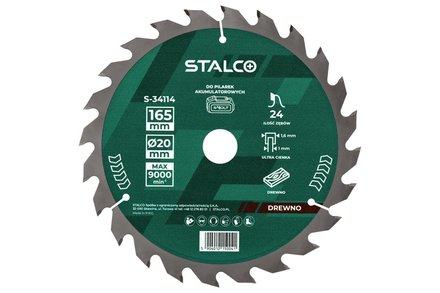 Kotouč pilový na dřevo Stalco S-34120 200 x 30 x 2,4 mm 24z