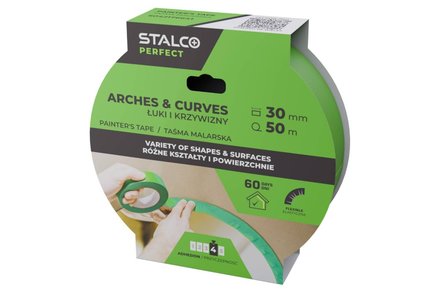 Páska malířská Stalco S042176641 pro oblouky a křivky, 30 mm x 50 m, PERFECT