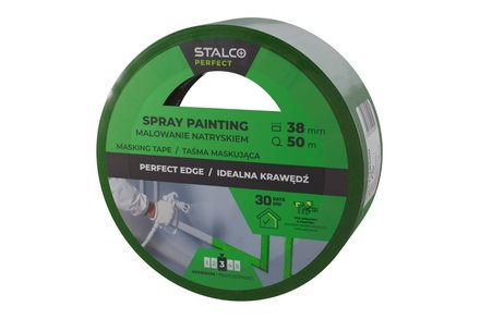 Páska maskovací Stalco S042138550 pro stříkání barvy, 38 mm x 50 m, PERFECT