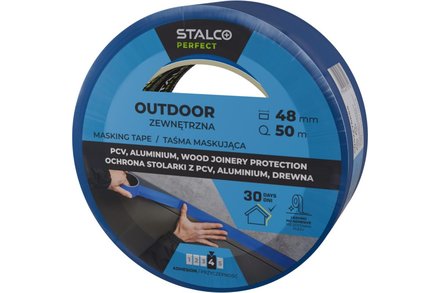 Venkovní lepicí krycí páska Stalco S-76652 PE, 48 mm x 25 m PERFECT S-76652