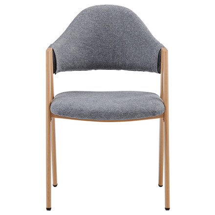 Moderní jídelní židle Autronic šedá, látka, DCL-F4062 GREY2 (2)