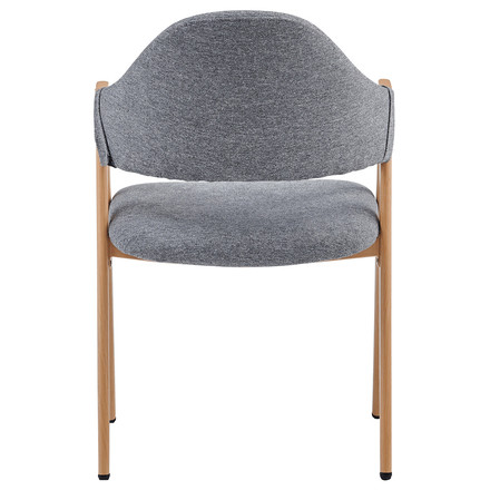 Moderní jídelní židle Autronic šedá, látka, DCL-F4062 GREY2 (6)