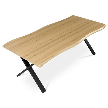 Moderní jídelní stůl Autronic 210x100cm, mdf, divoký dub, HT-F4321 OAK (5)