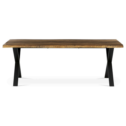 Moderní jídelní stůl Autronic 210x100cm, mdf, old wood, HT-F4321 OLW (2)