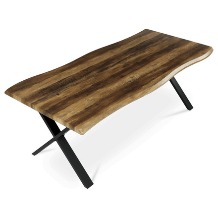 Moderní jídelní stůl Autronic 210x100cm, mdf, old wood, HT-F4321 OLW (5)