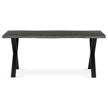 Moderní jídelní stůl Autronic 180x90cm, mdf, šedý dub, HT-F4318 GREY (1)
