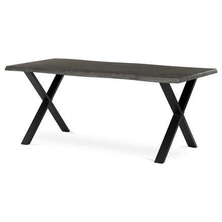 Moderní jídelní stůl Autronic 180x90cm, mdf, šedý dub, HT-F4318 GREY (2)