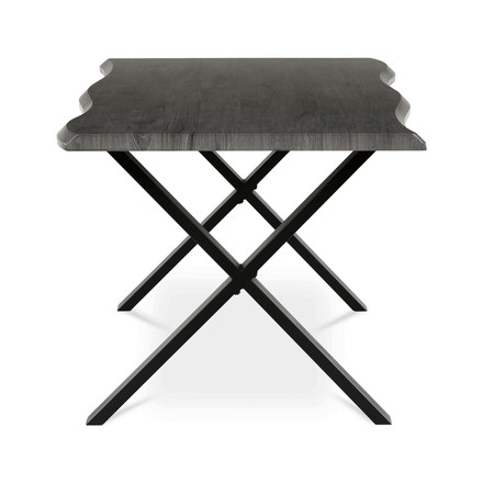 Moderní jídelní stůl Autronic 180x90cm, mdf, šedý dub, HT-F4318 GREY (3)