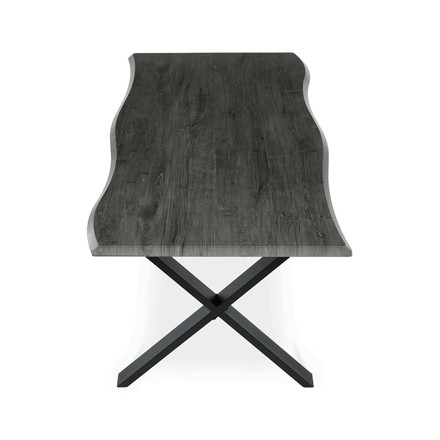 Moderní jídelní stůl Autronic 180x90cm, mdf, šedý dub, HT-F4318 GREY (5)