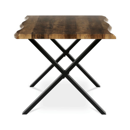 Moderní jídelní stůl Autronic 160x90cm, mdf, old wood, HT-F4316 OLW (4)