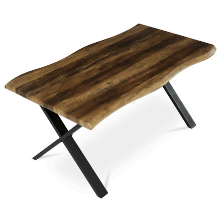 Moderní jídelní stůl Autronic 160x90cm, mdf, old wood, HT-F4316 OLW (5)