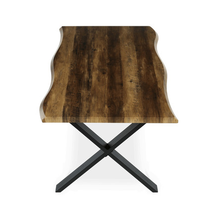 Moderní jídelní stůl Autronic 160x90cm, mdf, old wood, HT-F4316 OLW (6)