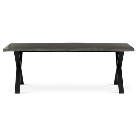 Moderní jídelní stůl Autronic 210x100cm, mdf, šedý dub, HT-F4321 GREY (2)