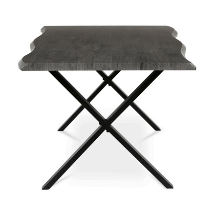 Moderní jídelní stůl Autronic 210x100cm, mdf, šedý dub, HT-F4321 GREY (4)