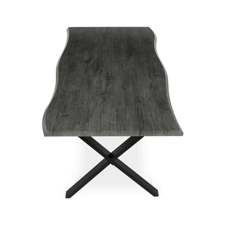 Moderní jídelní stůl Autronic 210x100cm, mdf, šedý dub, HT-F4321 GREY (6)