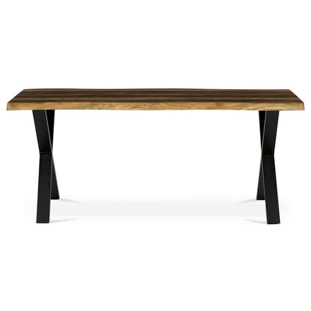 Moderní jídelní stůl Autronic 180x90cm, mdf, old wood, HT-F4318 OLW (2)