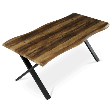 Moderní jídelní stůl Autronic 180x90cm, mdf, old wood, HT-F4318 OLW (5)