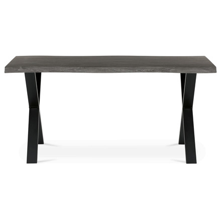 Moderní jídelní stůl Autronic 160x90cm, mdf, šedý dub, HT-F4316 GREY (2)