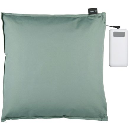 Elektrický vyhřívaný polštář Alpina ED-244059 USB 40 x 40 x 14 cm světle zelená (3)