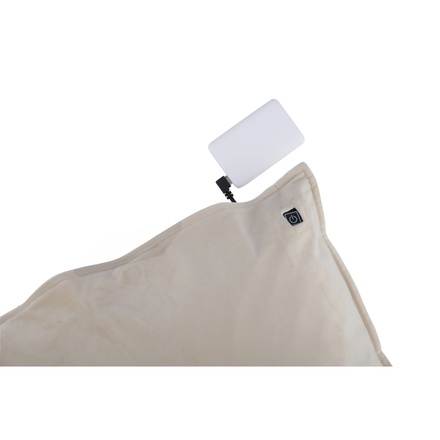 Elektrický vyhřívaný polštář Alpina ED-242686 USB 45 x 45 cm béžová (2)