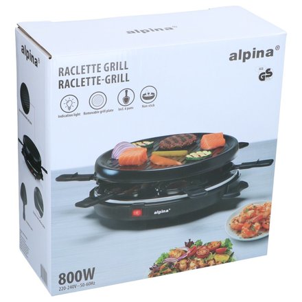 Elektrický raclette gril Alpina ED-229105 800W (10)