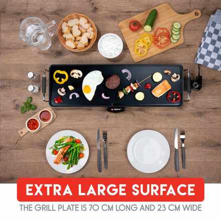 Elektrický gril Alpina ED-218210 teppanyaki 1800W 70x23 cm (19)