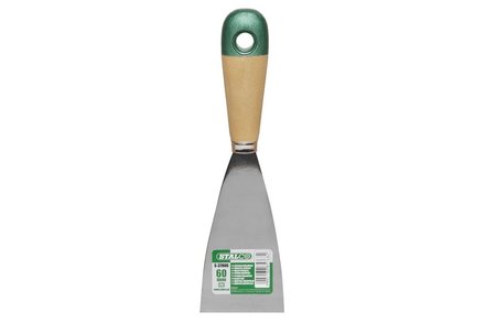 Špachtle malířská Stalco S-37008 nerez, dřevěná rukojeť, 80 mm (1)