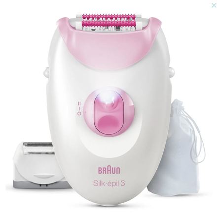 Epilátor Braun Silk·épil 3 3-033, Růžová (1)