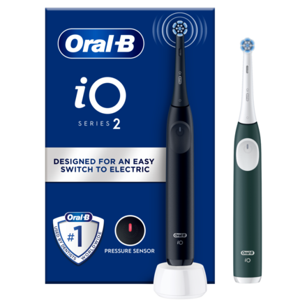 Elektrický zubní kartáček Oral-B Series iO 2 DUO Black + Green (1)