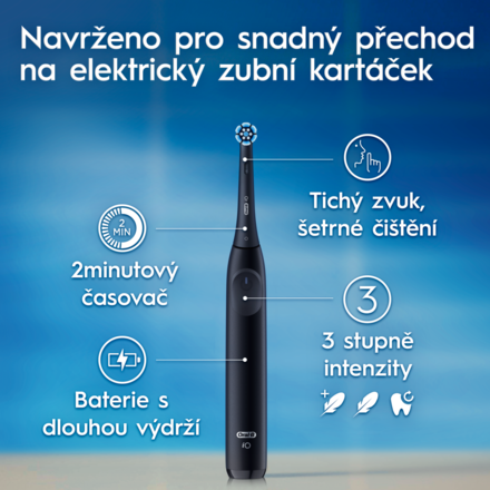 Elektrický zubní kartáček Oral-B Series iO 2 DUO Black + Green (4)
