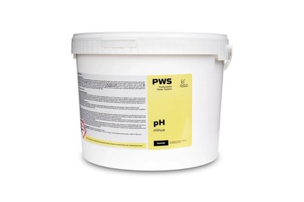 Bazénová chemie PWS 165142CZ Granulát pH mínus 7,5kg, PWS