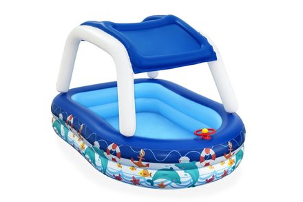 Dětský bazén Bestway nafukovací Captain Family, průměr 2,13 m x 1,55 m, výška 1,32 m