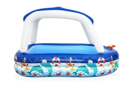 Dětský bazén Bestway nafukovací Captain Family, průměr 2,13 m x 1,55 m, výška 1,32 m (1)