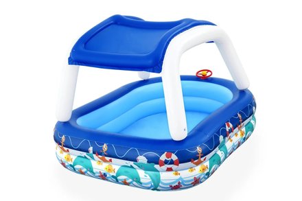 Dětský bazén Bestway nafukovací Captain Family, průměr 2,13 m x 1,55 m, výška 1,32 m (2)