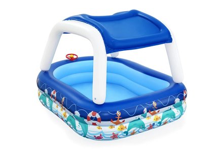 Dětský bazén Bestway nafukovací Captain Family, průměr 2,13 m x 1,55 m, výška 1,32 m (4)